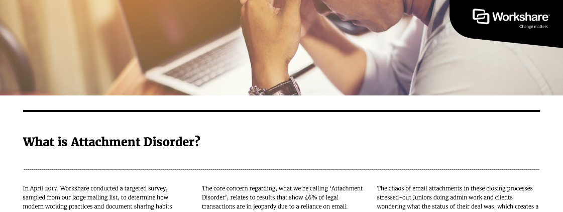 Attachment Disorder - Killing UK Law Firms