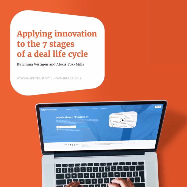 Applying innovation to the 7 stages of a deal life cycle